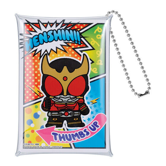 フラットガシャポンから「仮面ライダー」クリアポーチコレクションが登場！「ガウ」「555」など全5種、裏表デザインで楽しめる2WAY仕様