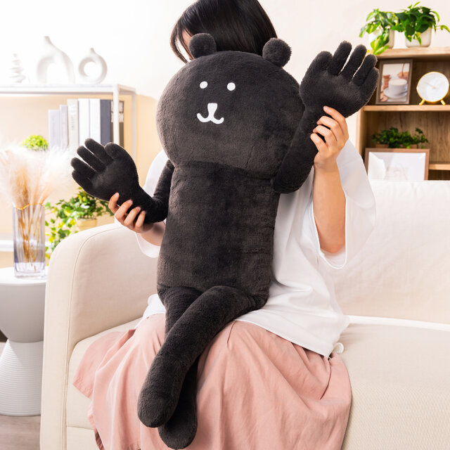 「ナガノキャラクターズ」が真っ黒になった！ふわもちな「ブラックだらけ ぬいぐるみくじ」にBIGロングくま、シートクッションなどをラインナップ