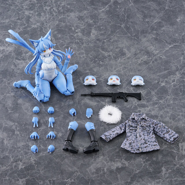 自衛隊公式キャラ「おまねこ」がプラモデルになった！“刺さる要素”をふんだんに盛り込んだ激かわ猫、ただし“オス”である