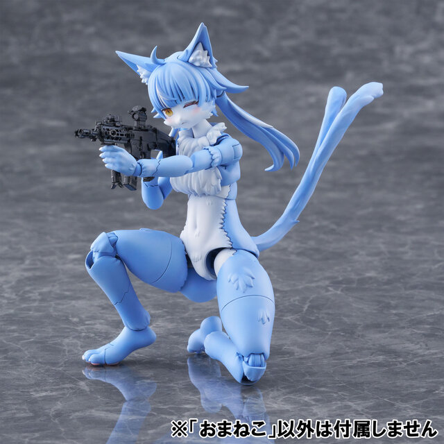自衛隊公式キャラ「おまねこ」がプラモデルになった！“刺さる要素”をふんだんに盛り込んだ激かわ猫、ただし“オス”である