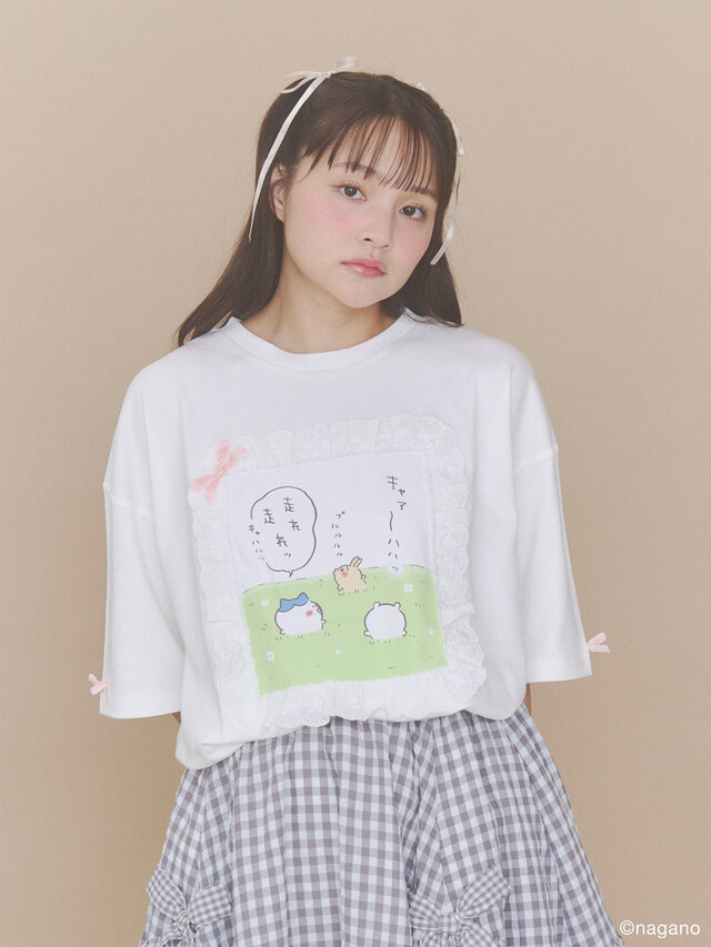 「ちいかわ」ガーリーなスペシャルコレクション!お顔たっぷりのぬいぐるみトートほか、フリルやリボンが可愛いTシャツなど先行販売