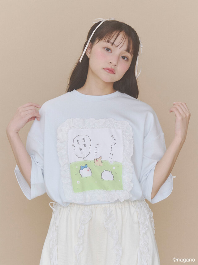 「ちいかわ」ガーリーなスペシャルコレクション!お顔たっぷりのぬいぐるみトートほか、フリルやリボンが可愛いTシャツなど先行販売