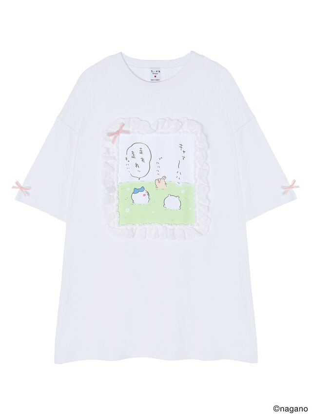「ちいかわ」ガーリーなスペシャルコレクション!お顔たっぷりのぬいぐるみトートほか、フリルやリボンが可愛いTシャツなど先行販売
