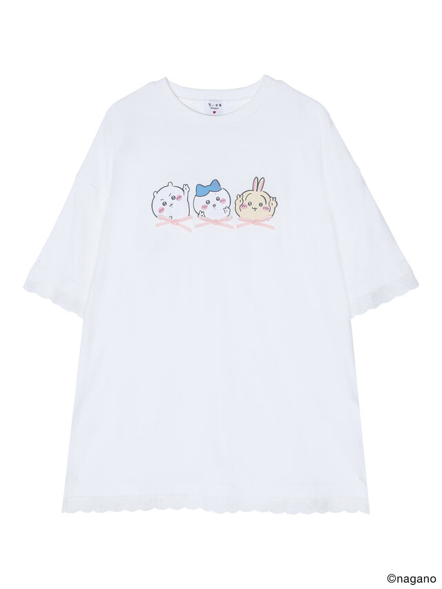 「ちいかわ」ガーリーなスペシャルコレクション！お顔たっぷりのぬいぐるみトートほか、フリルやリボンが可愛いTシャツなど先行販売
