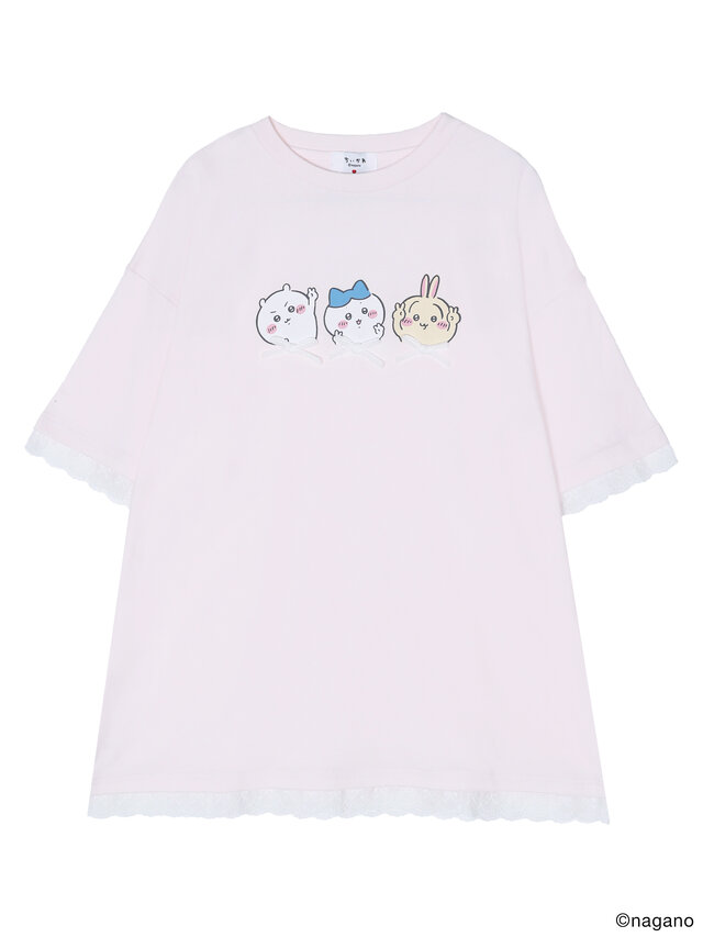 「ちいかわ」ガーリーなスペシャルコレクション!お顔たっぷりのぬいぐるみトートほか、フリルやリボンが可愛いTシャツなど先行販売