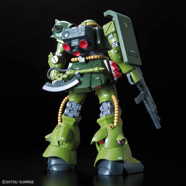 プレバンで「RE/100 1/100 ザクII改」が本日7月16日10時より再販!オリジナルパーツとして「指揮官用」「フリッツヘルム」の頭部が付属