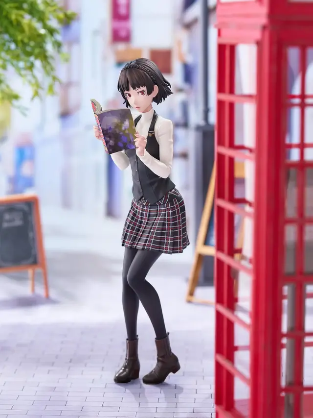 『ペルソナ5 ザ・ロイヤル』ポンコツ尾行シーンの「新島真」フィギュアが予約開始!手にした月刊誌で隠している表情が可愛い