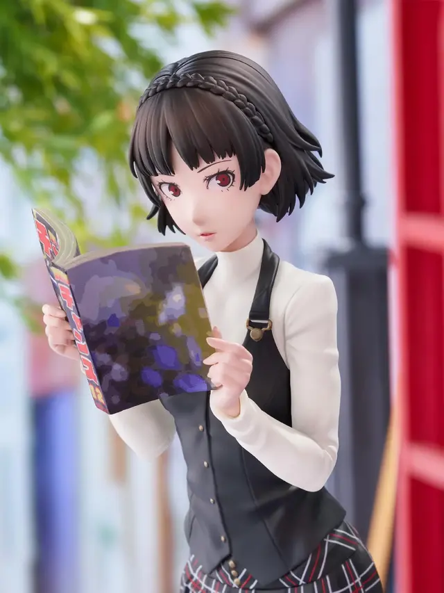 『ペルソナ5 ザ・ロイヤル』ポンコツ尾行シーンの「新島真」フィギュアが予約開始!手にした月刊誌で隠している表情が可愛い