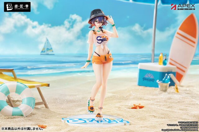 ほんのり透け感のある白シャツ！『ゼンゼロ』より「リン 夏色ブルースカイVer.」フィギュアが予約受付中