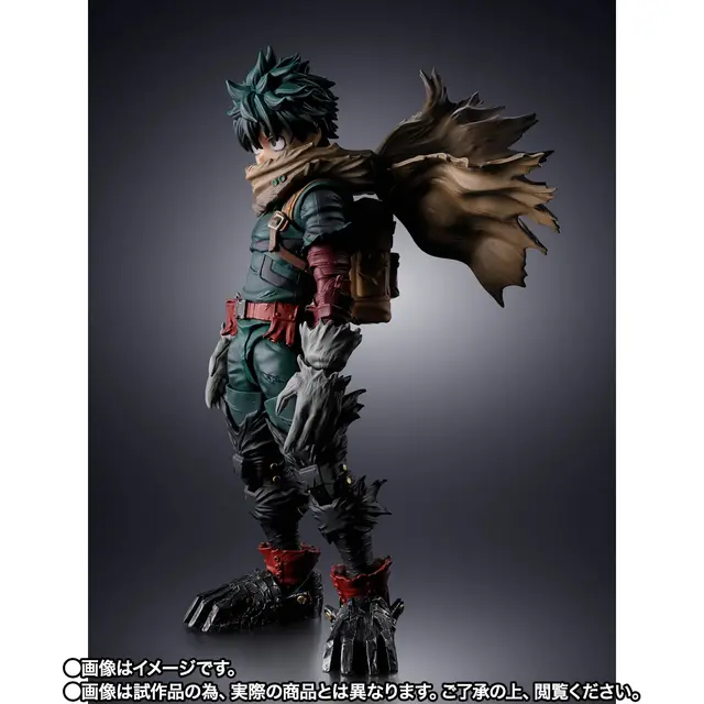 戦闘で傷を負ったコスチュームや汚れまで再現！「僕のヒーローアカデミア」より「S.H.Figuarts 黒デク」が商品化決定