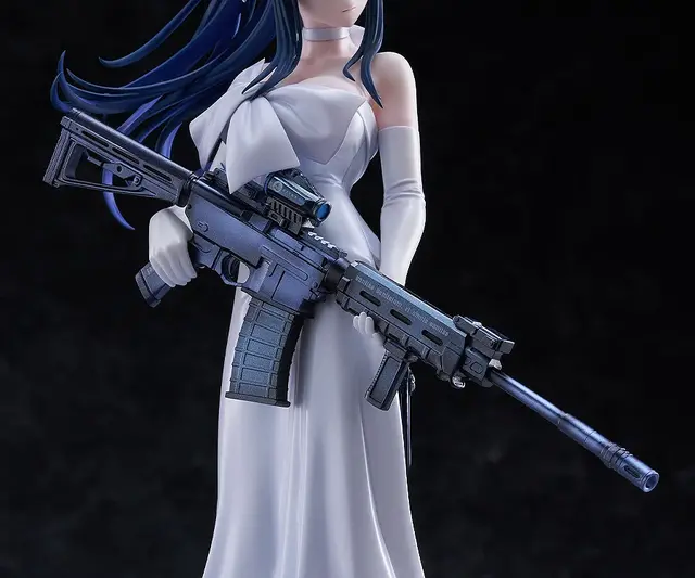 ガーターベルトにナイフを装着、ドレス姿でアサルトライフル！『ブルアカ』より「サオリ」フィギュアが最高にクール