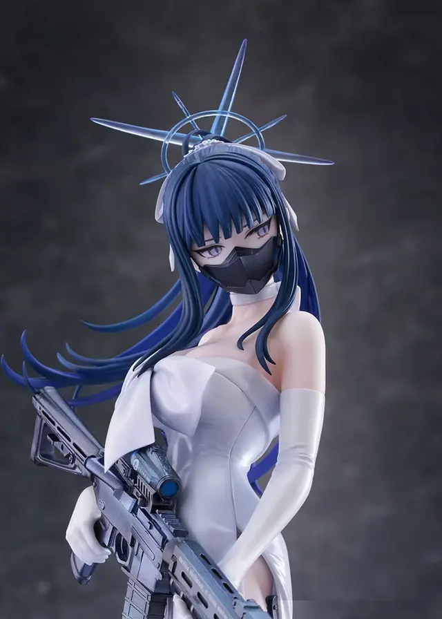 ガーターベルトにナイフを装着、ドレス姿でアサルトライフル！『ブルアカ』より「サオリ」フィギュアが最高にクール