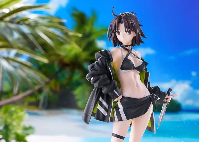 黒水着からのぞく、引き締まったプロポーション！『FGO』第一再臨「ムーンキャンサー/玉兎」1/7スケールフィギュアが予約受付中