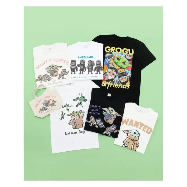 グローグーなどがTシャツに！映画「マンダロリアン」新アイテムが予約受付中