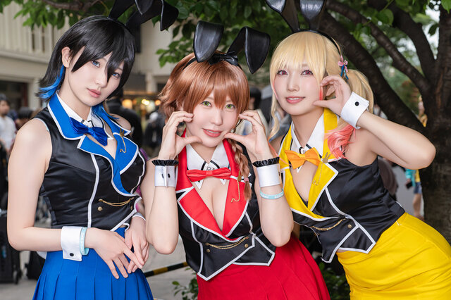 「バニーガーデン」、凜／霜月めあ（X：@melomea030）、花奈／黒子きき（X：@kikikiringring）、美羽香／立花 はる（X：@hu_ton_）　