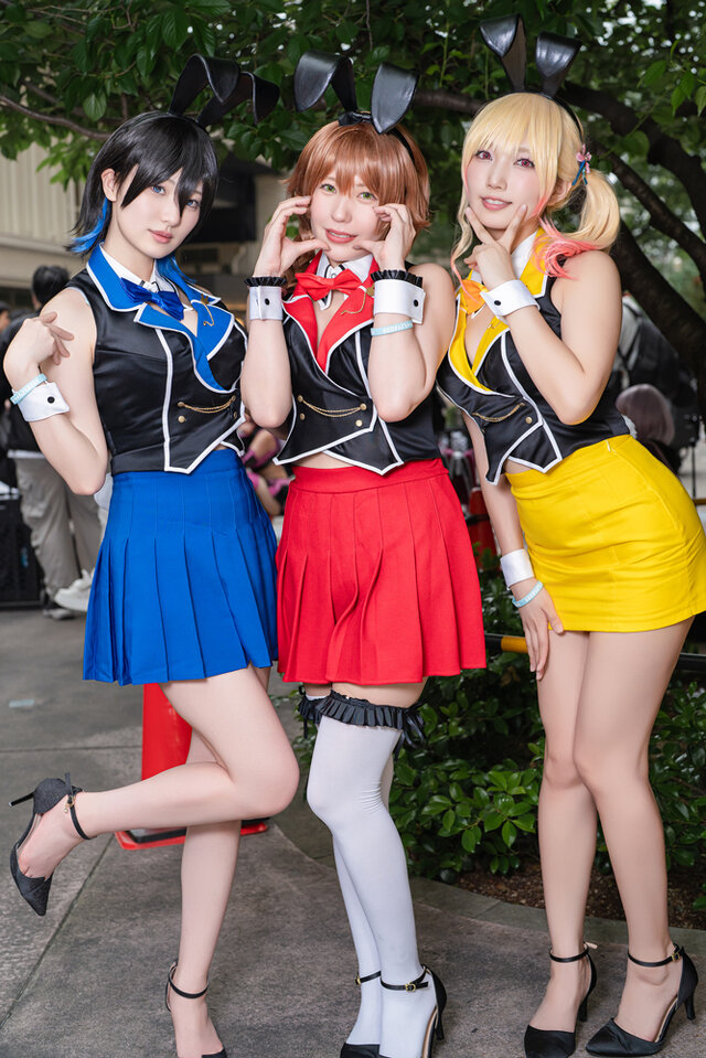 「バニーガーデン」、凜／霜月めあ（X：@melomea030）、花奈／黒子きき（X：@kikikiringring）、美羽香／立花 はる（X：@hu_ton_）　
