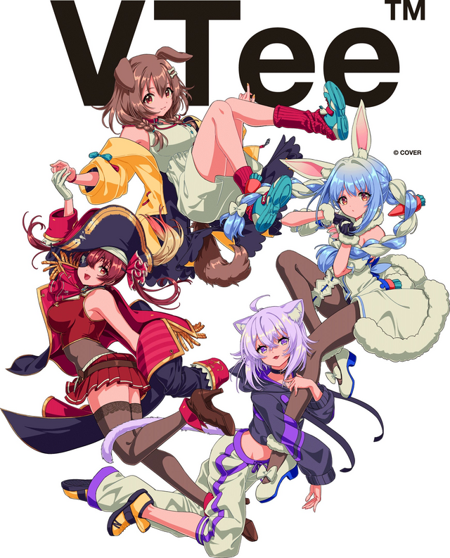 ホロライブ×VTeeコラボ始動！宝鐘マリン、兎田ぺこら、戌神ころね、猫又おかゆが参加―8月13日より限定コレクション発売
