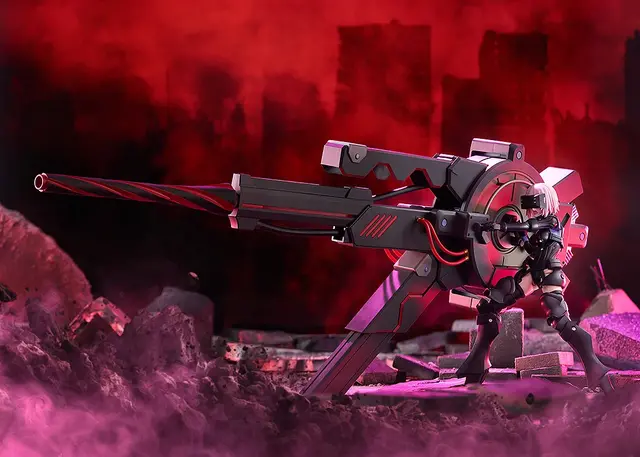 『FGO』変形する巨大な砲身“ブラックバレル”も！シールダー「マシュ・キリエライト」霊基外骨骼姿のプラモが予約受付中