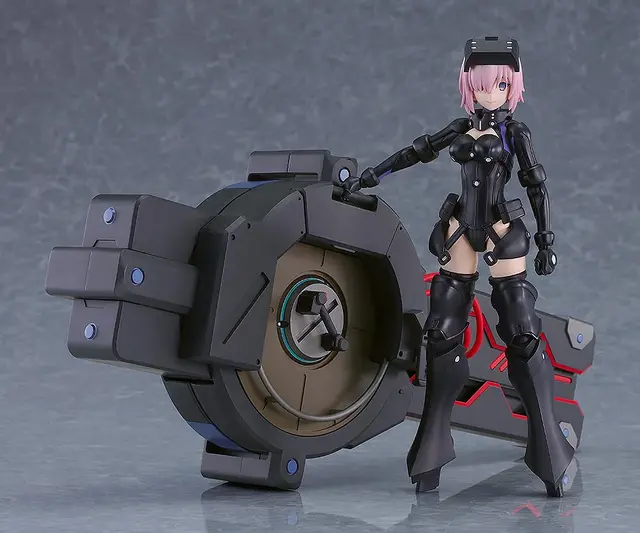『FGO』変形する巨大な砲身“ブラックバレル”も！シールダー「マシュ・キリエライト」霊基外骨骼姿のプラモが予約受付中