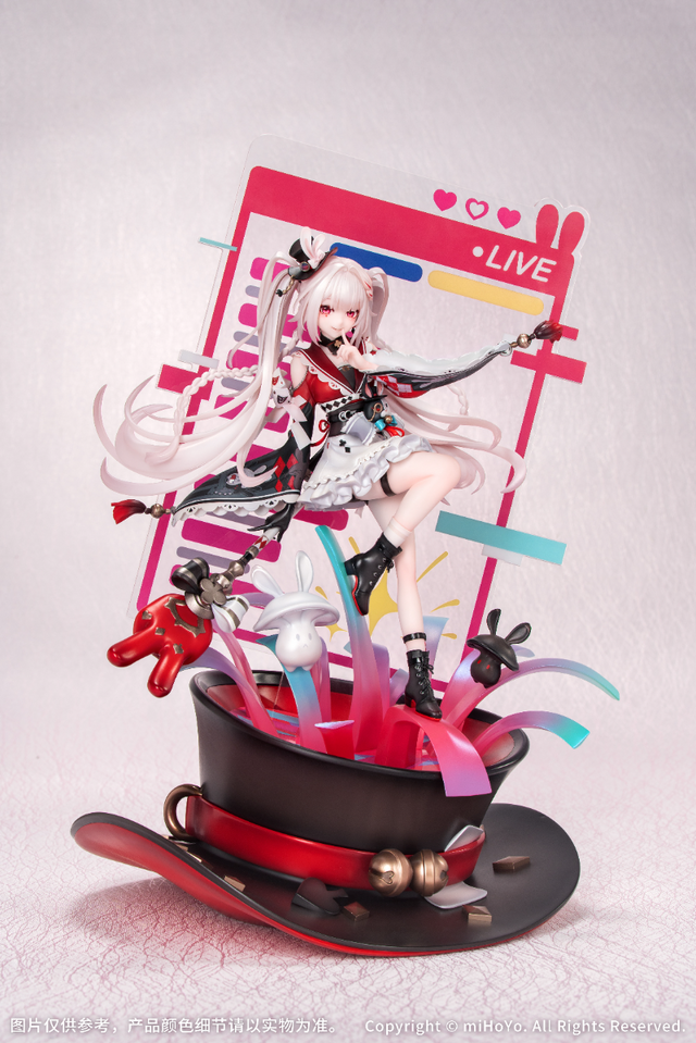『崩壊：スターレイル』より「火花」1/7スケールフィギュアが予約受付中！いたずらっぽい笑み、シルクハット型のステージが華やかさを演出
