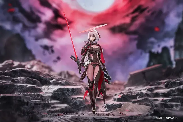 『勝利の女神：NIKKE』より「紅蓮：ブラックシャドウ」がアクションフィギュア化！豊かな表情、武器・花無十日紅など多彩なオプションを用意