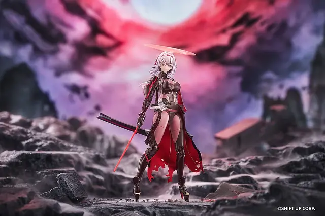 『勝利の女神：NIKKE』より「紅蓮：ブラックシャドウ」がアクションフィギュア化！豊かな表情、武器・花無十日紅など多彩なオプションを用意