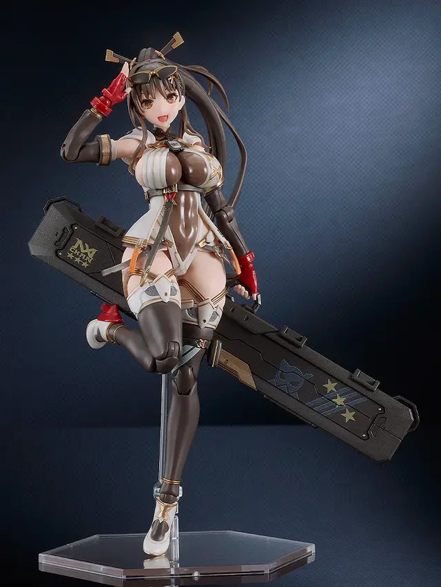 なんという太もも…これをプラモデルで？！トリダモノ氏のオリキャラ「MXちゃん」が組み立てキット化―持ってるケースはレールガンに変形