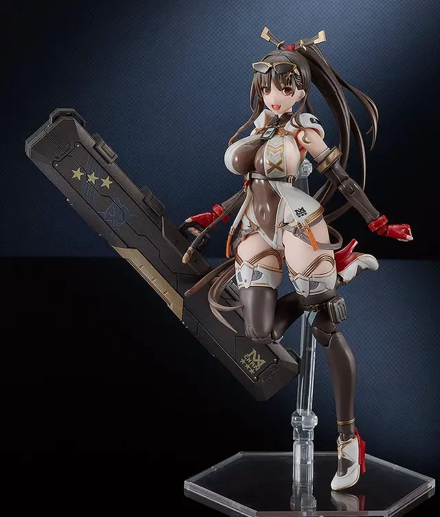 なんという太もも…これをプラモデルで？！トリダモノ氏のオリキャラ「MXちゃん」が組み立てキット化―持ってるケースはレールガンに変形