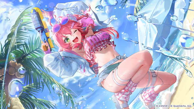 ホロライブ・さくらみこ、星街すいせいが夏らしい衣装に！『ホロライブドリームス』新イベント「シンクロする夏のスパークル」開幕
