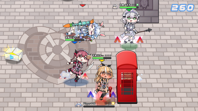 ホロライブ・兎田ぺこら、宝鐘マリンなど3期生が大乱戦！『ホロライブファンタジーバトル』が発売ーお馴染みの語録が装備に、“ニセ3期生”とのバトルもある