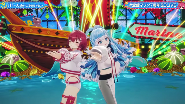 ホロライブ「宝鐘マリン」の7周年3Dライブに「超かぐや姫！」がゲスト参戦！ちょっと危ない水着衣装のお披露目では危うくBANの危機も……!?