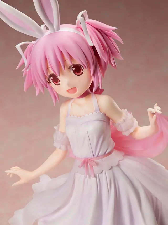 「魔法少女まどか☆マギカ」うさみみを付けた「鹿目まどか」1/4スケールフィギュアが再販！涼しげで愛らしいオリジナルデザインのワンピース姿を立体化
