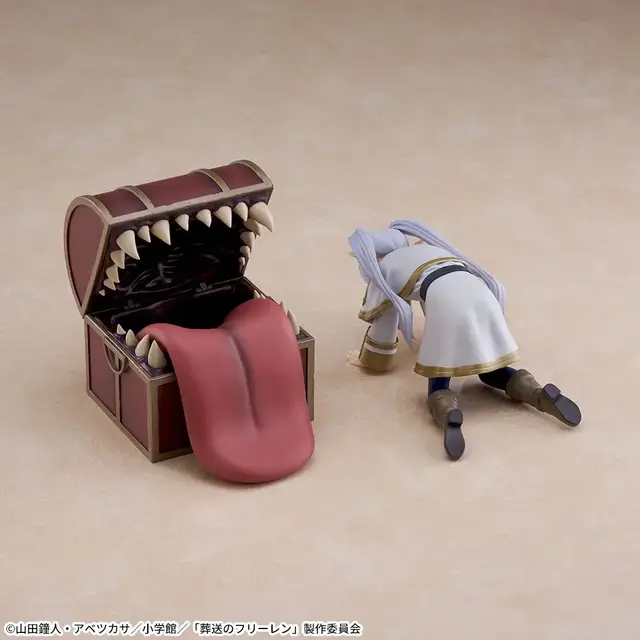 「葬送のフリーレン」ミミック＆フリーレンのプライズフィギュアセットが豪華仕様に！ミミックは開閉式、組み合わせでもバラバラでも飾れる