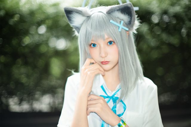 砂狼シロコ『ブルーアーカイブ』／ろこむ（X：＠kitsui_xo）