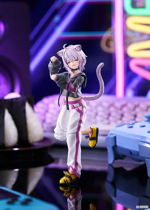 ホロライブ・猫又おかゆ、figmaが予約開始！ふにゃ～顔や携帯ゲーム機、特典には“拘束”された「おにぎりゃー」を用意