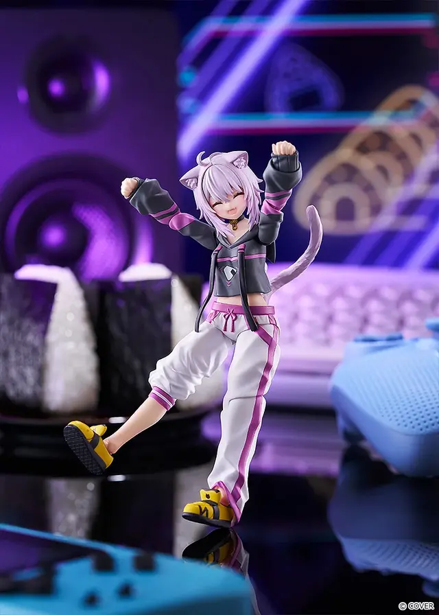 ホロライブ・猫又おかゆ、figmaが予約開始！ふにゃ～顔や携帯ゲーム機、特典には“拘束”された「おにぎりゃー」を用意