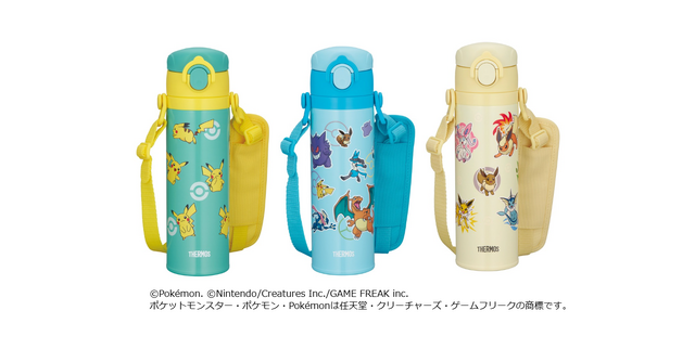 魔法びんのサーモスから『ポケモン』デザインシリーズ4アイテムが発売！ピカチュウやイーブイたちのケータイマグや保冷ランチバッグなど