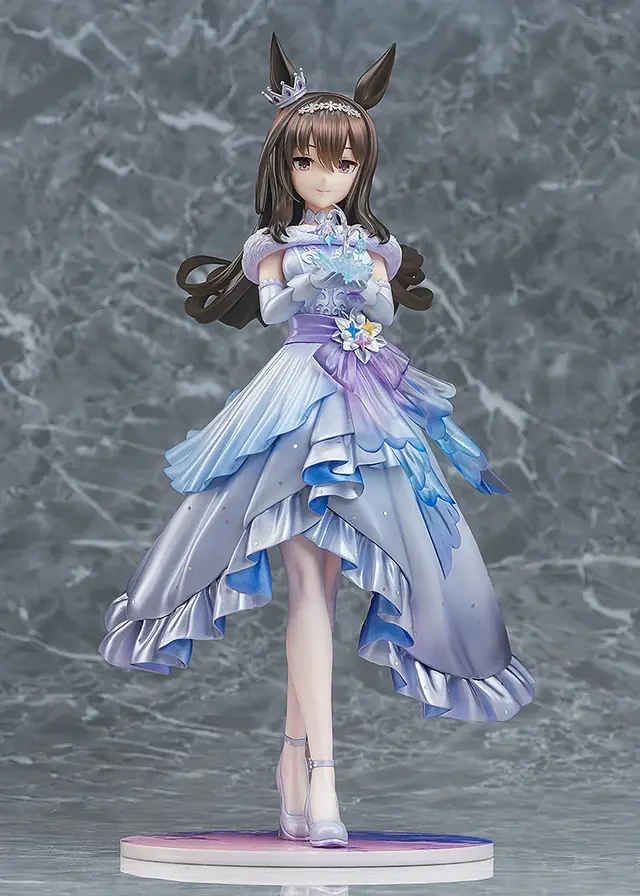 『ウマ娘』ドレス姿でほほ笑む「アドマイヤベガ」フィギュアが予約開始ーオプションの表情パーツで異なった印象に