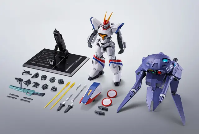「機甲戦記ドラグナー」40周年記念！HI-METAL R「ドラグナー1」が大型オプションパーツ「キャバリアー0」付属の豪華セットに