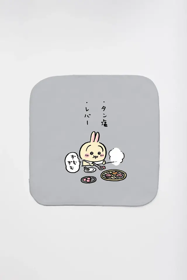 行くかっ 祝いの焼肉！「ちいかわ」卓を囲む微笑ましいデザインなど6種が「Talking ODM」に追加、名入れ席取りプレートも