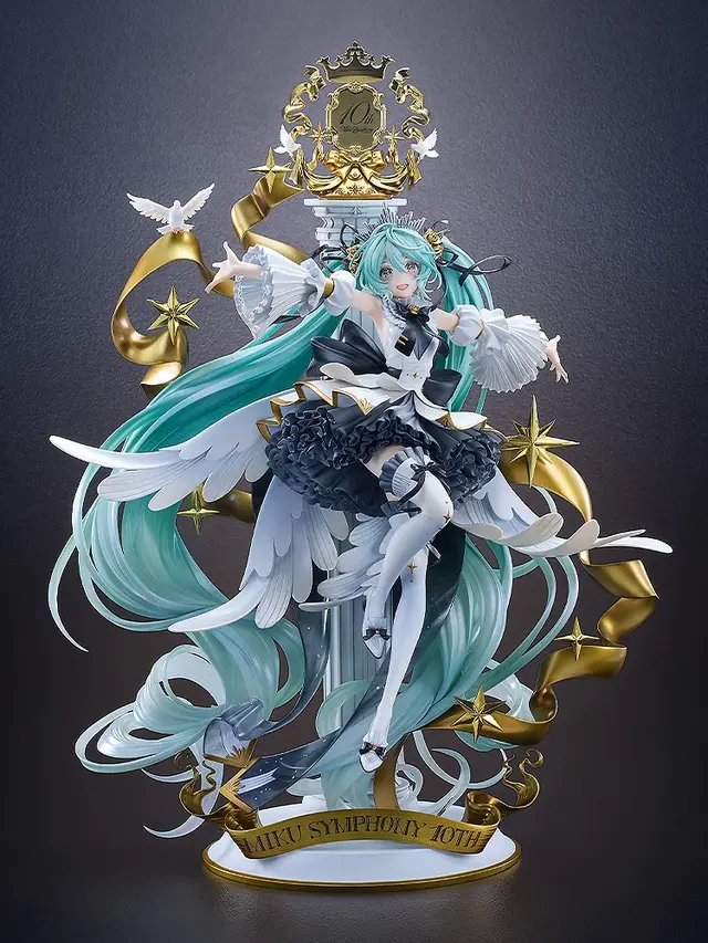 髪は過去最高クラスのボリューム！「初音ミクシンフォニー 2025」メインビジュアルが、グッスマ最高峰ラインSCで1/7スケールフィギュア化