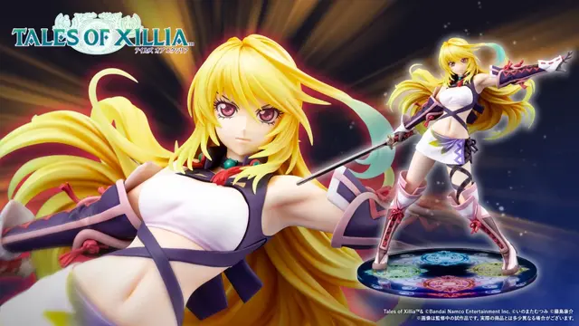 『テイルズ オブ エクシリア』より「ミラ＝マクスウェル」が秘奥義をモチーフに立体化！優美さと凛々しい姿を再現、台座は4色の魔法陣をデザイン