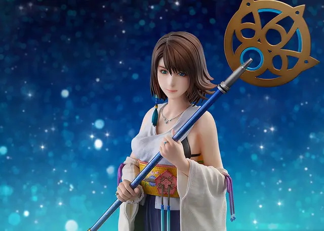 美しすぎる『FF10』ユウナの1/6.5スケールフィギュアが予約受付中！特徴的な衣装や装飾を細部まで再現、台座にはタイトルロゴも