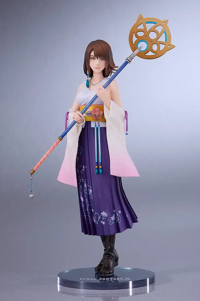 美しすぎる『FF10』ユウナの1/6.5スケールフィギュアが予約受付中！特徴的な衣装や装飾を細部まで再現、台座にはタイトルロゴも