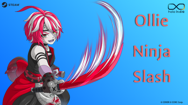 250円でこの歯ごたえはすごい！「ホロライブ」オリーが忍者になる高難度アクション『Ollie Ninja Slash』がSteamで配信開始