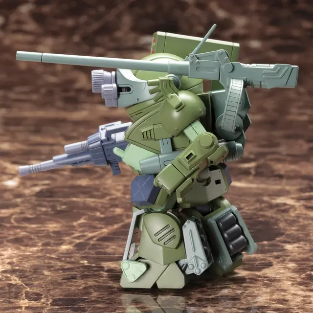 2015年に発売された「装甲騎兵ボトムズ」プラモデル「バーグラリードッグ」が再生産！各種ギミック搭載、デフォルメされたキリコが搭乗可能