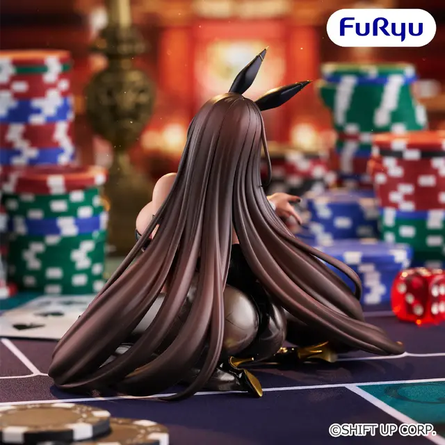 バニー姿のノワールをカップ麺のおともに！ 『勝利の女神：NIKKE』より「ぬーどるストッパーフィギュアーノワールー」が10月2週展開