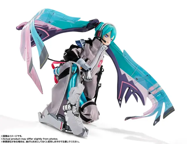「初音ミク」が初の女性キャラMETAL BUILDに！衣装は着脱式、大胆にアレンジされたメカボディが飛び出す