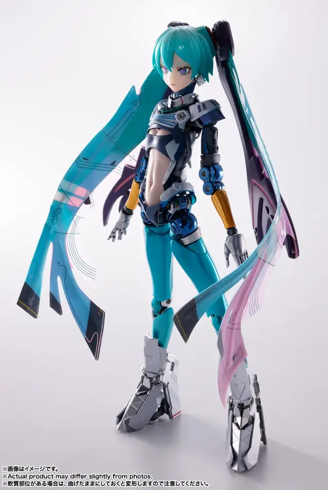 「初音ミク」が初の女性キャラMETAL BUILDに！衣装は着脱式、大胆にアレンジされたメカボディが飛び出す