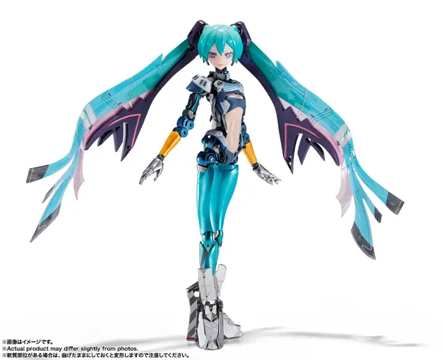 「初音ミク」が初の女性キャラMETAL BUILDに！衣装は着脱式、大胆にアレンジされたメカボディが飛び出す